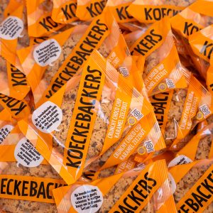 Grootverpakking - Choco Chip Karamel Zeezout (36 Grote Koeken)